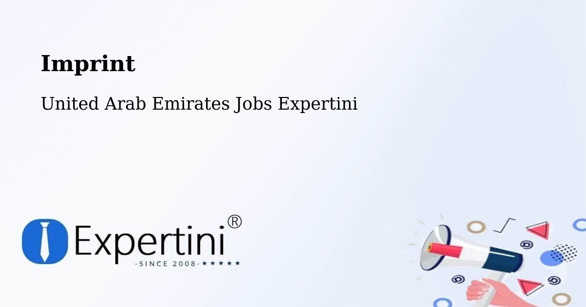 Imprint – Al Ain City - United Arab Emirates Jobs Expertini